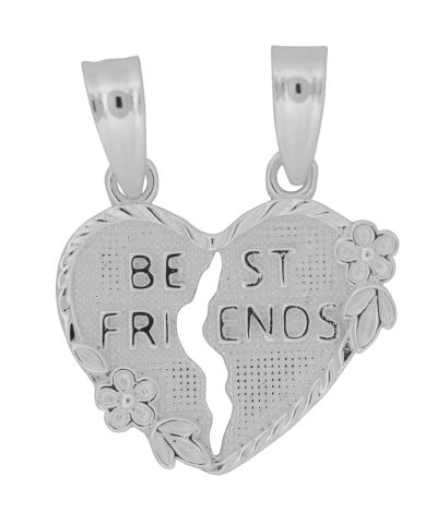 925 Sterling Silver Heart Pendant Charm