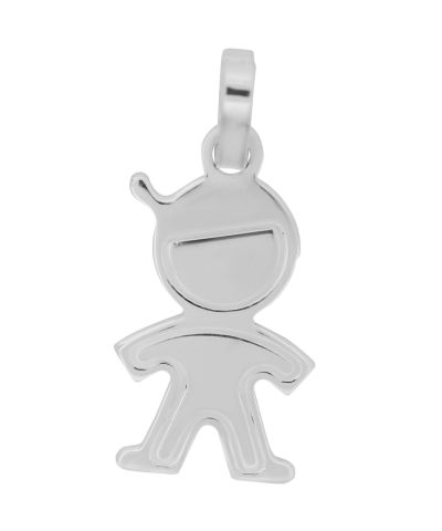 925 Sterling Silver Kid Boy Pendant 