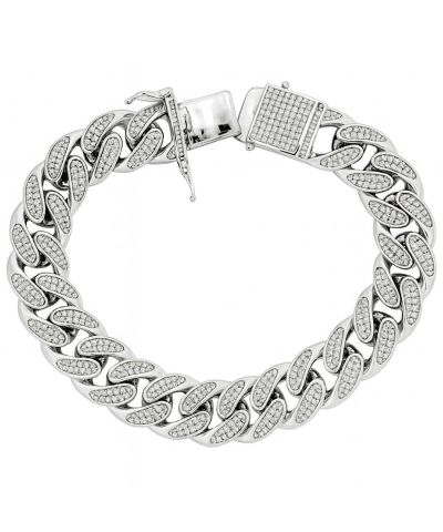 925 Sterling Silver Cuban Bracelet 7-9 Inches